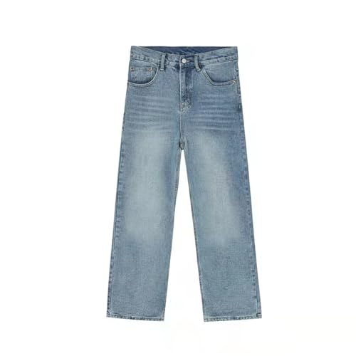 Men's Denim Jeans Loose Korean Style Slim Straight Leg Wide Leg Commuting Daily Casual Pants for Men3