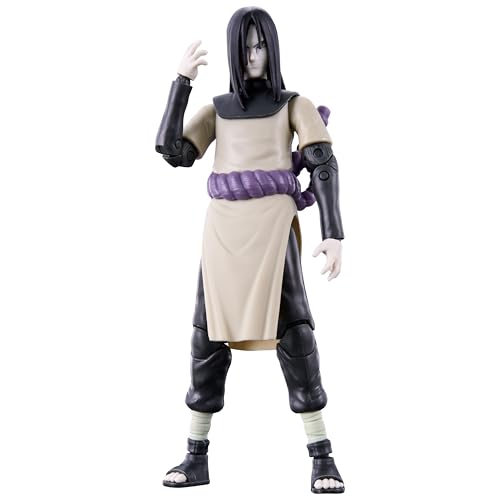 Bandai - Anime Heroes - Naruto Shippuden - Figura Articulada Orochimaru - Licencia Oficial - 17 cm - Juguete para Niños a Partir de 4 Años - 36968