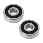 Create idea 2Pcs Bearings 8x24x8mm Double Sealed Wheel Bearing Front Wheel Bearings Compatible with PowaKaddy FX3/ FX5/ FX7/ CT6 Electric Golf Trolley
