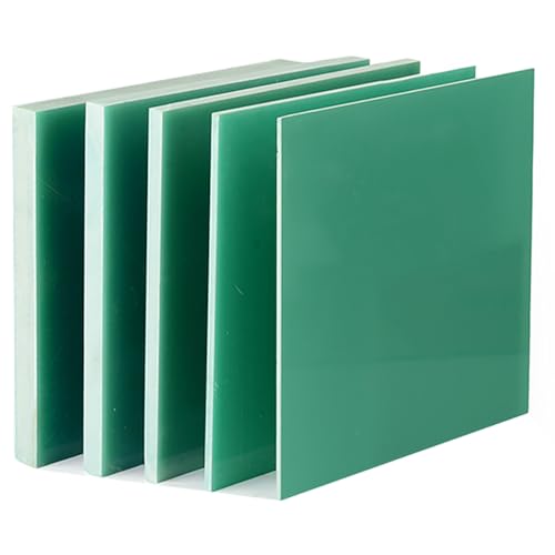 COYOUCO 1 Pieces FR4 Fiberglass Sheet 500x500mm Water Green 3024 Epoxy Resin Insulation Board Glass Fiber Plate for PCB Repair DIY Projects,500 * 500 * 3mm