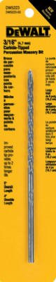 DEWALT DeWalt DW5223 Percussion Drill Bit, 3/16 x 6 In. - Quantity 25