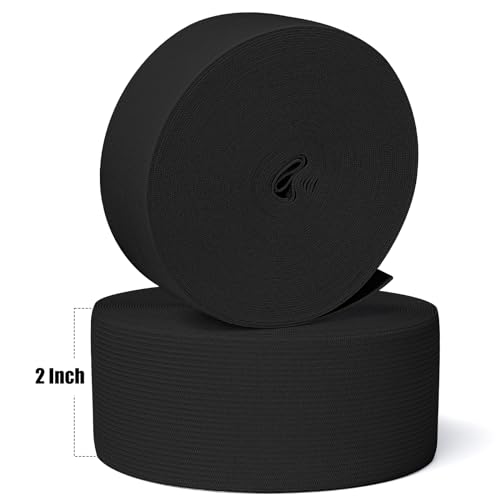 image for Airisoer Elastic Band for Sewing, 2 Inch x 12 Yard High Elasticity Sew