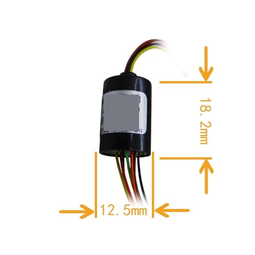 Anillo conductor SRM012-06U de 12.5 mm con rotación de 360 grados 2