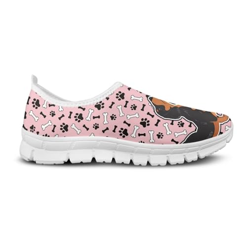 Image of Jeiento Cute Dog Women's Casual Slip On Shoes Loafers Sneakers for Women