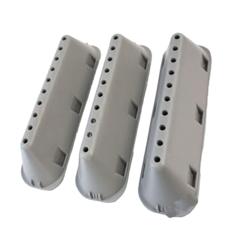 QUAILITAS Drum Paddle Lifter [Pack of 3/Grey Washing Machine Lifter Paddle Arms, 10 Hole, 3 Drum Paddles, Compatible with Indesit– Parts & Accessories