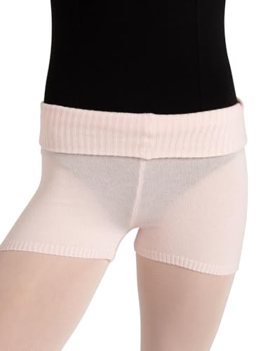 Capezio Foldover Boyshort - Child, Pink, One Size