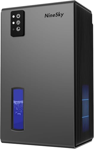 NineSky Dehumidifiers for Home, 1000 Sq.Ft Dehumidifier with 95oz Water Tank, Quiet Dehumidifier for...