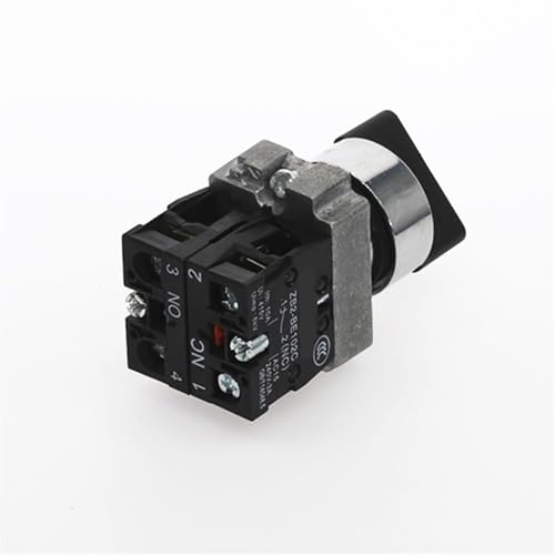 Bouton rotatif XB2-BD25 2 positions pour sécuriser le démarrage de machine - 2