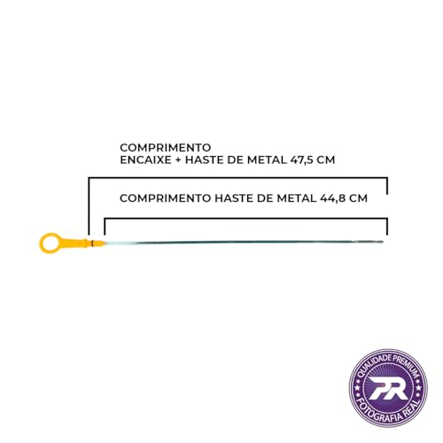 Vareta Nivel Oleo Motor Logan 1.6 8V 2007, 2008, 2009, 2010, 2011, 2012, 2013 - Sandero 1.6 8V 2007,