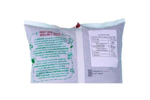Image of S Siddhagiri's SATVYK THE HEALTH re STORE Ragi Whole (Set of 5-5kg) - Unpolished Finger Millet | Gluten Free Nachni | Whole Grain Ragi | High Plant Protein & Fiber