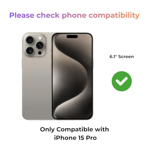 Image of DPJ Borderless Tempered Glass for iPhone 15 Pro [6.1 INCH] | Edge-to-Edge Screen Protector with Anti-Dust Mesh, Case-Friendly Fit & Installation Kit | Pack of 1 [Borderless] [Pack of 1]