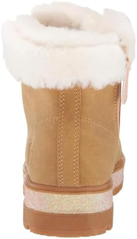 Skechers Kids Girls Street Glitz Sneaker, Chestnut, 1 Little Kid | Image 4