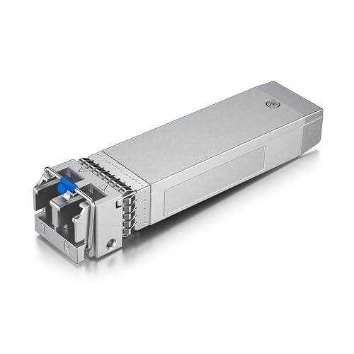 1 Pack de Transceptor 10GBase-LR SFP+ compatible con Intel E10GSFPLR y Tarjeta de Red 10Gb PCI-E miniatura 4