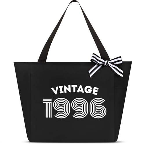 Image of Vavabox 40th Birthday Gifts Women, Unique 40 Years Old Tote Bag, Vintage 1986 Handbag Gifts for Women Mom Wife Friend