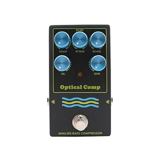Optical Compression Circuit: This bass compressor pedal features an analog optical compression circuit that delivers smooth attack and natural sensitivity, preserving the original tone characteristics while taming dynamics for vintage-style compressi...