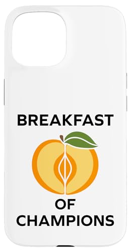 Moorning Funny adult sport quote Breakfast of Champions �X�}�z�P�[�X iPhone 15 �p