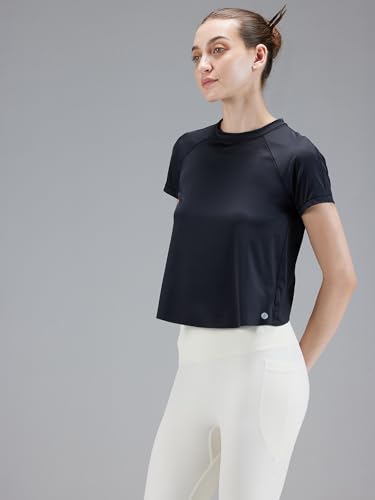 Image of CAVA Overlap Tee for Women | Split Back Mesh Design, Moisture-Wicking, 4-Way Stretch, Anti-Odour, Quick Dry | Activewear T-Shirt