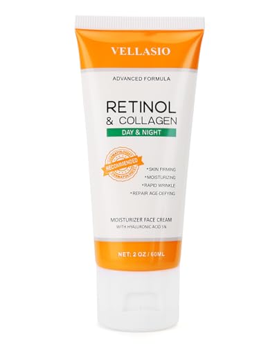 Retinol Collagen Face Moisturizer, Anti Aging Moisturizer for Face, Day & Night Skin Tightening...