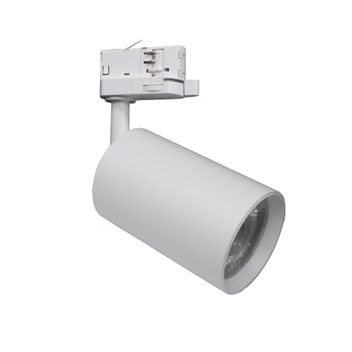 Faretto LED 30W Binario Trifase Bianco con Switch CCT 3 colori Selezionabile