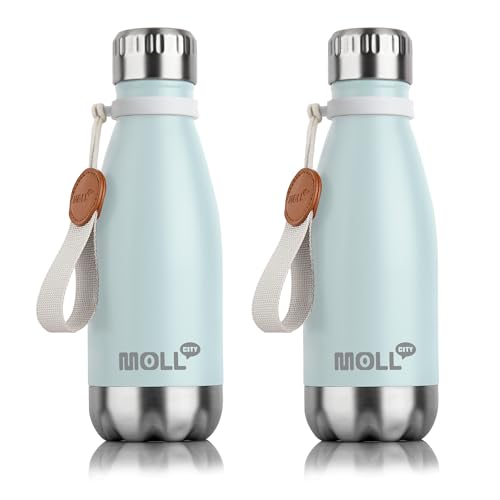 Image of Kids Water Bottle,9 oz Stainless Steel Vacuum Insulated,Leak Proof (2Pcs)