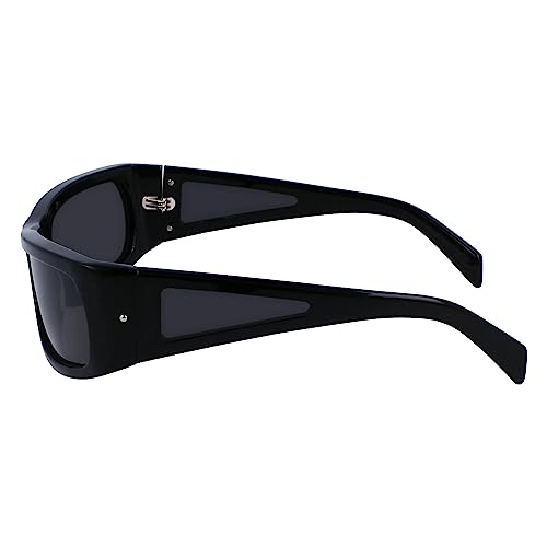 Salvatore Ferragamo Dark Grey Wrap Unisex Sunglasses SF1099S 001 632