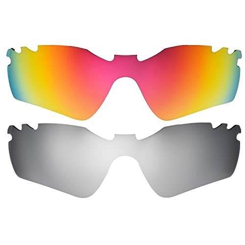 Verres Radar Path ventilés rouge titane pour éliminer la buée de vos lunettes de sport