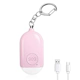 【Volume sonore de 130 dB】Cette alarme de sécurité personnelle possède un volume sonore ultra-élevé de 130 dB. Elle émet un son puissant, même à grande distance, pour attirer l'attention des personnes aux alentours. Elle permet d'éloigner efficacement les personnes dangereuses et d'appeler à l'aide.