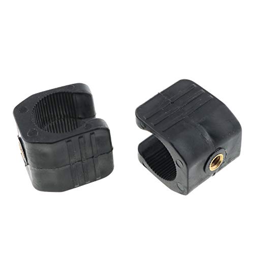 E-outstanding Flashlight Mounting Bracket 2PCS U Shaped Clip Mount Clamp for Tripod Monopod, Bicycle Torch Grip Stand Outdoor Travel Light Lamp Holder