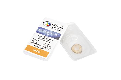 Image of Hazel Colored Contact Lenses 0 Power - Half Yearly Disposable