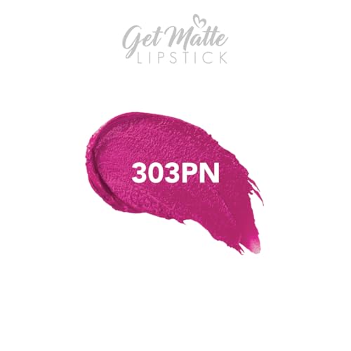 Image of Blue Heaven Get Matte Lipstick, Long Lasting, Light Weight Lipsticks for Women, Moisturizing Matte Lipstick for Women - 303PN, 4g