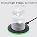Wireless Charger Kompatibel mit iPhone 17 16 Pro Max/17 Air/15 14 13 12 11 Serie, Kabelloses Ladegerät Ladepad für iPhone 16e/XR/Xs, Air-Pods Pro 3/4, 10W Max für Samsung S23 S22