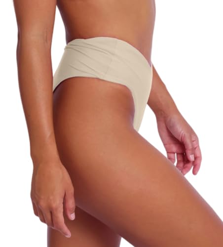 Image of geluboao Women's Bikini Bottom Sexy V Cut High Cut Swimsuit High Waisted Bathing Suit Bottoms