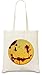 Produktbild Blutiges Smiley-Gesicht - Bloody Smiley Face Custom Printed Tote Bag| 100% Soft Cotton| Natural Color & Eco-Friendly| Unique, Re-Usable & Stylish Handbag For Every Day Use| Custom Shoulder Bags By