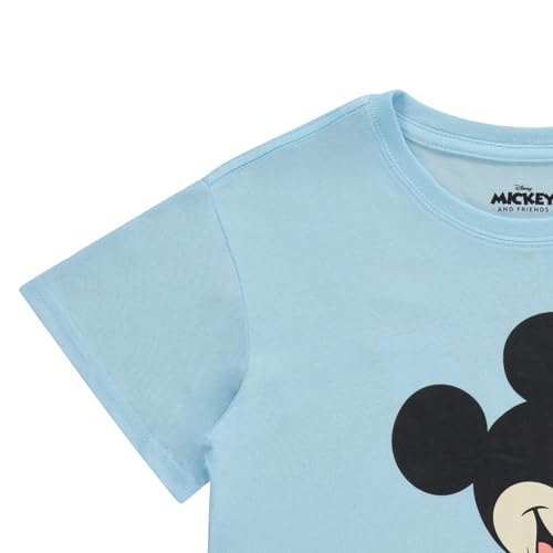 Image of Disney Ladies Mickey Mouse Fashion Shirt Minnie Mouse Multi Print Tee - Classic Park and World Tee