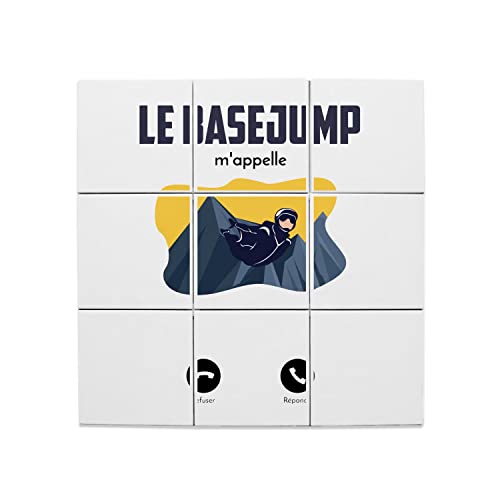 Carreaux Céramique Décoratif 20x60 Basejump fresque murale montagne sport extrême