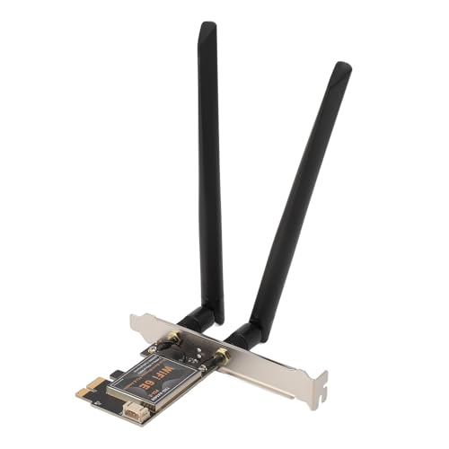 Carte WiFi PCIE 6000 Mbps Bewinner avec double antenne pour Windows - 2
