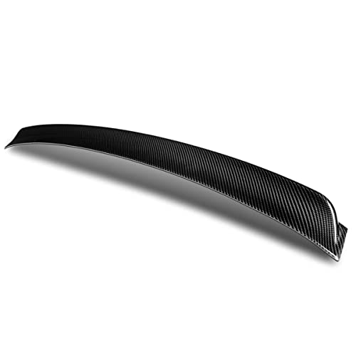 Auto Dynasty AC-Style Rear Car Trunk Lid Spoiler Compatible with BMW 320i 325i 325xi 328i 323i 330i 330xi 3-Series Sedan 1999-2006, Glossy Black, Carbon Fiber