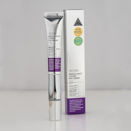 Image of Reedlee Shot Lifting Eye Cream 15ml, Anti Wrinkle and Firming Moisturizing Eye Cream with Collagen & Vibrating Device for Wrinkles, Anti-Aging, Dark Circles Korean Skincare