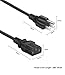 Power Cord Cable for Amplifier Musical Peavey Vox Guitar Amp PC AC Amplifiers, 18 AWG Universal 3 Prong Replacement AC Power Cord Cable 6 FT