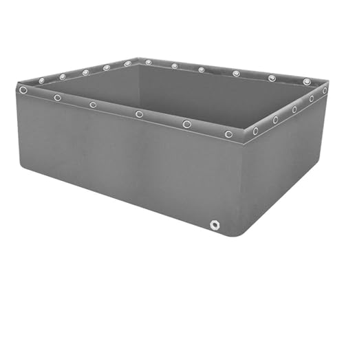 Genérico Estanque de Peces portátil de Lona Personalizable y Piscina elevada: Tanque de Agua Plegable para riego y cría al Aire Libre, Ideal para jardinería acuática y diversión acuática.