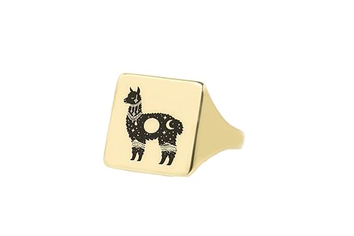 Bague signet alpaga personnalisée pour affirmer votre style au quotidien