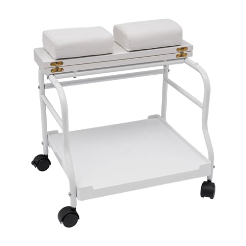 Trolley portátil para spa de pies y manicure blanco miniatura 1