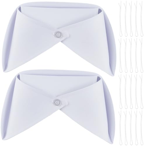 CREATCABIN 2 Stück Weiße Krankenschwestermütze Stirnband Krankenschwesterkappe Kostüm Baumwolle Krankenschwestermütze Mit 20 Haarspangen Für Frauen Abschlussfeier Krankenpflegeparty Cosplay 39.5x17cm