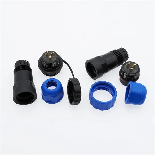 Conector recto SP20 de 10 pines para cableado industrial estanco 5