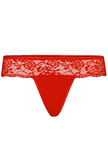 Tanga femme taille basse en dentelle fine : sous-vêtements et culotte sexy chic