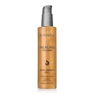 L’ANZA Healing Volume Zero Weight Gel, Dramatically Boosts Shine, Volume, and Thickness for Fine and Flat Hair, Rich with Bamboo Bodifying Complex and Keratin (6.8 Ounce)