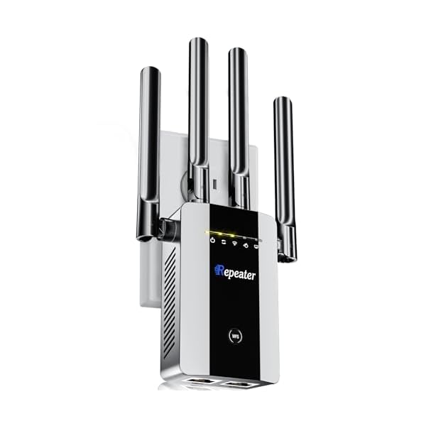2025 New WiFi Extender Signal Booster, Long Range Wireless Internet Repeater for Home, WiFi Repeater Wireless Routers Signal Amplifier with Ethernet Port, Mesh WiFi 10X Faster Access Point, Easy Setup