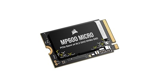 Corsair MP600 Micro 1TB M.2 NVMe PCIe x4 Gen4 2 SSD – M.2 2242 –...