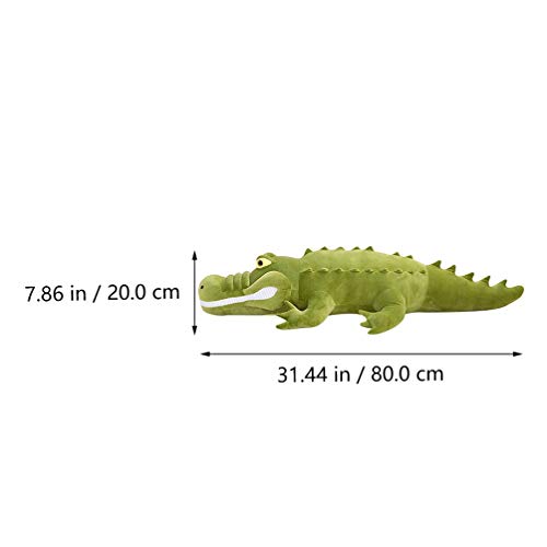 TOYANDONA Bichinhos de pelúcia jacaré Brinquedos de pelúcia Almofada macia de crocodilo Brinquedo de