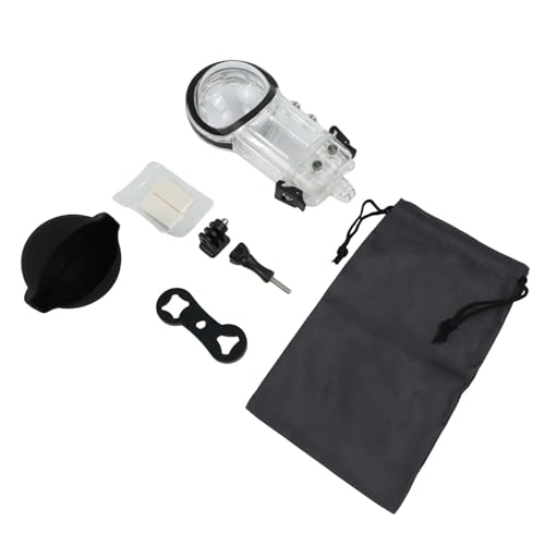 Carcasa invisible para buceo impermeable 50m con soporte protector transparente 2
